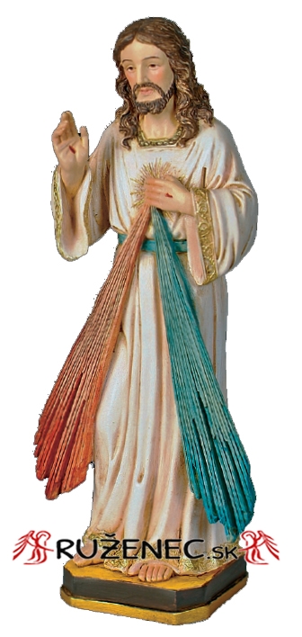 Divine Mercy Jesus Statue - 12.5cm