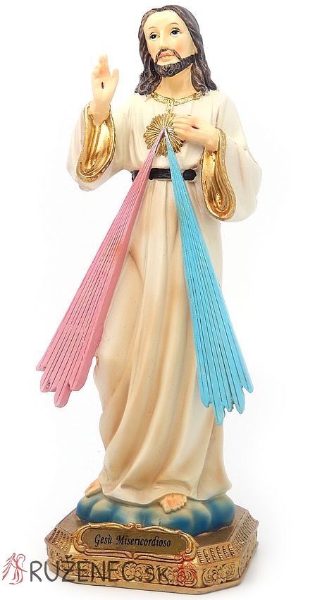 Divine Mercy Jesus Statue 23 cm