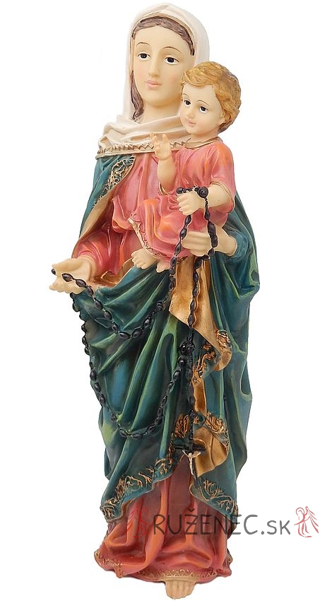 Queen of the Rosary Statue 36 cm