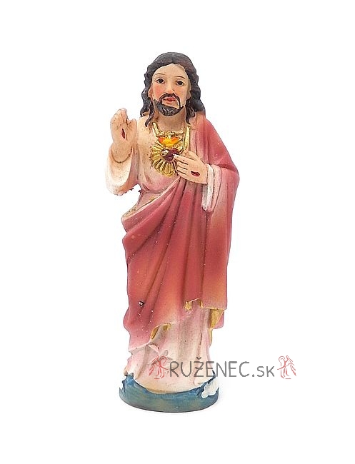 Sacred heart of Jesus, statue - 9cm
