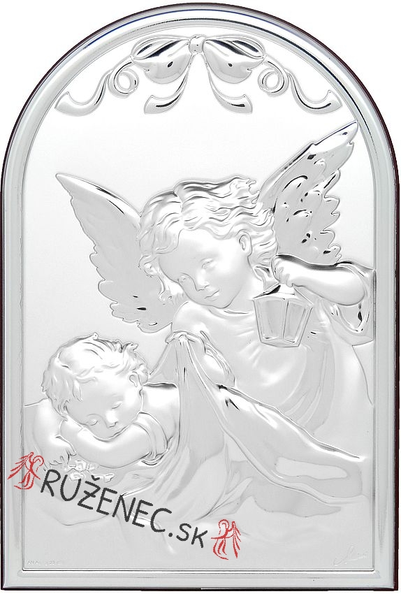 Silvering plaquette 13x18cm - Angel
