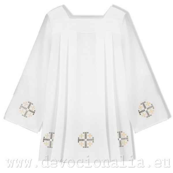 Surplice with embroidery - cross