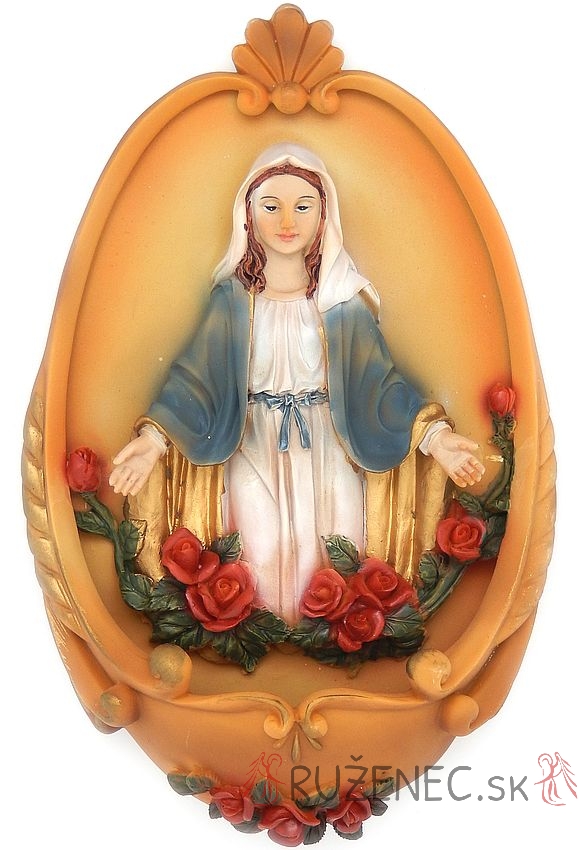 Holy water font - Mary - 16cm