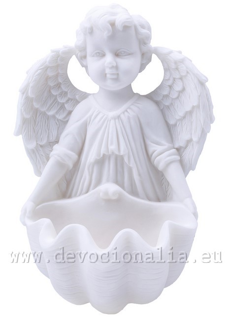 Holy water font - Angel - 14cm