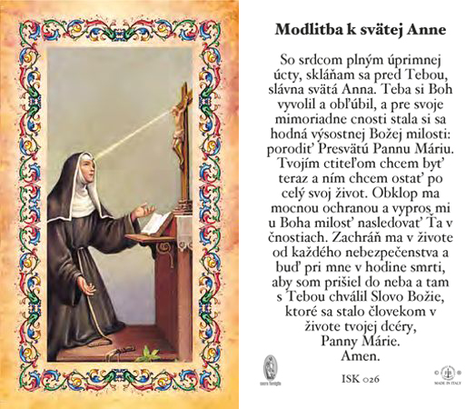 Saint Rita - prayer cards - 6.5x10.5cm