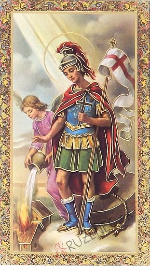 Saint Florian - prayer cards - 6.5x10.5cm