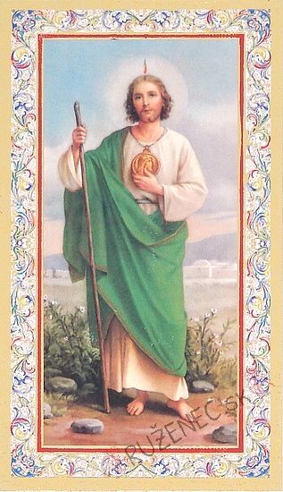 Saint Jude Thaddaeus - prayer cards - 6.5x10.5cm