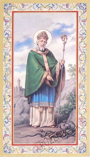Saint Patrick - prayer cards - 6.5x10.5cm