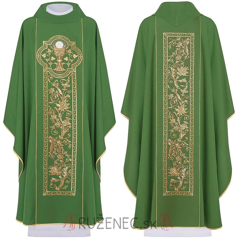 Chasuble with embroidery - 040 - green