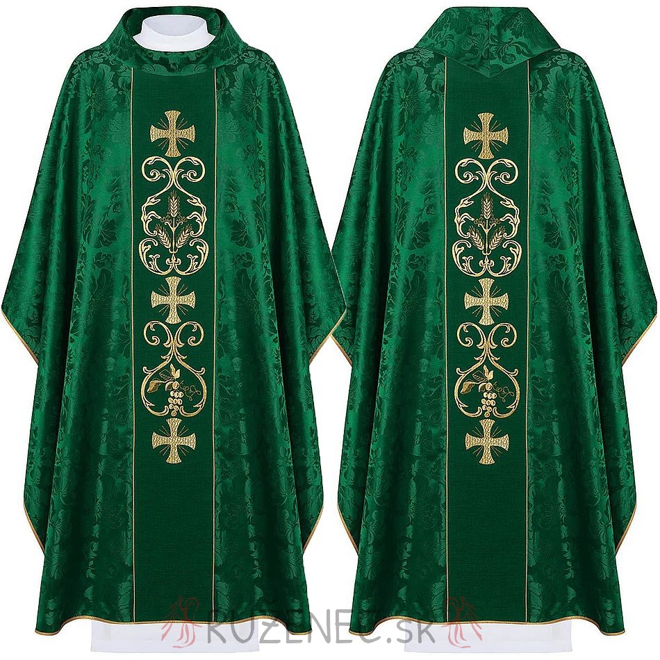 Chasuble with embroidery - 148 - green
