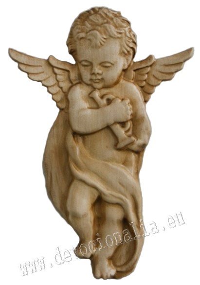 Woodcarving - Angel - 22x13cm