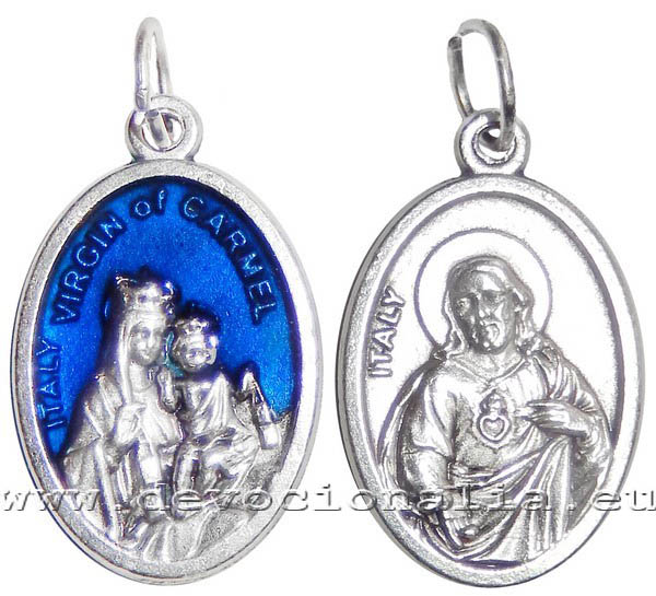 Pendant - scapular - blue