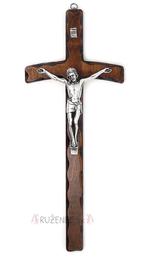 Wood cross 40cm - brown