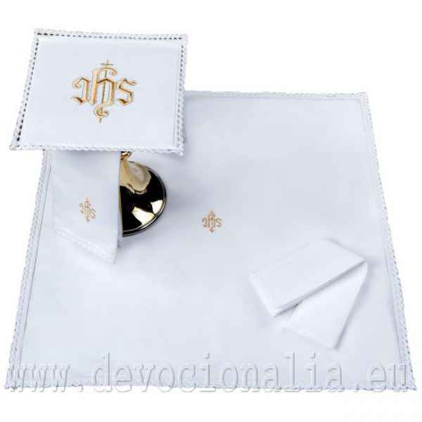 Altarwsche linen set - IHS goldene