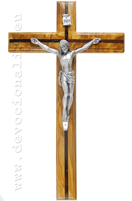 Olive wood cross 25cm