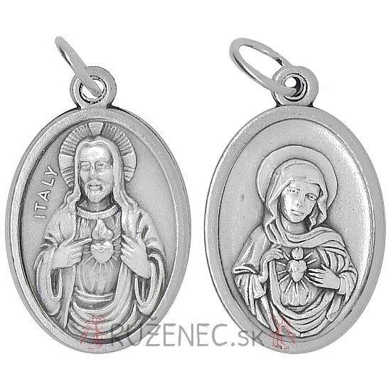 Pendant - Sacred heart - Immaculate Heart