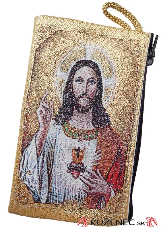 Wowen Rosary pouch - heart of Jesus