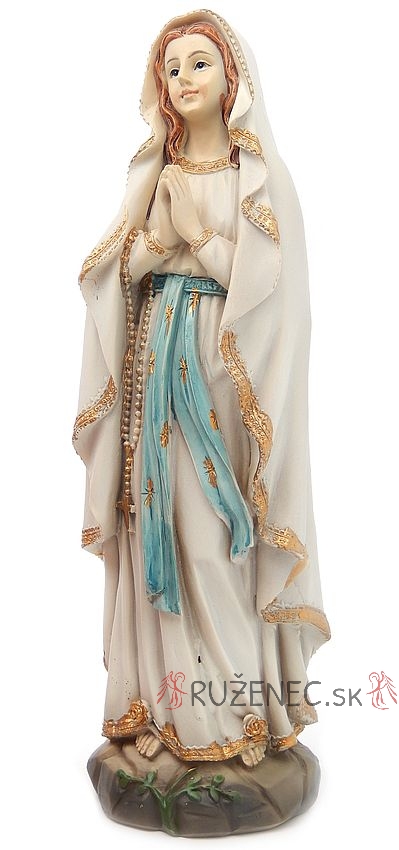 Unsere Liebe Frau von Lourdes Heiligenfigur Statue 20cm