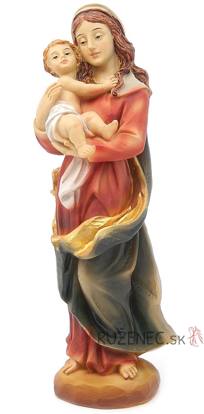 Madonna und Kind Heiligenfigur Statue - 20 cm