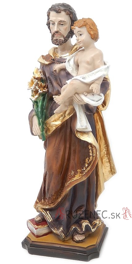 Saint Joseph with infant Jesus Statue 30 cm