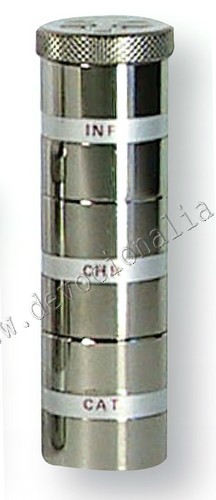 Nádobka na sv. olej - INF+CHR+CAT - 26x92mm